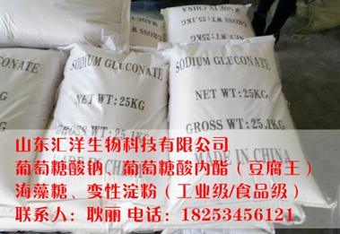 山东汇洋/福洋99%优质葡萄糖酸钠生产厂家